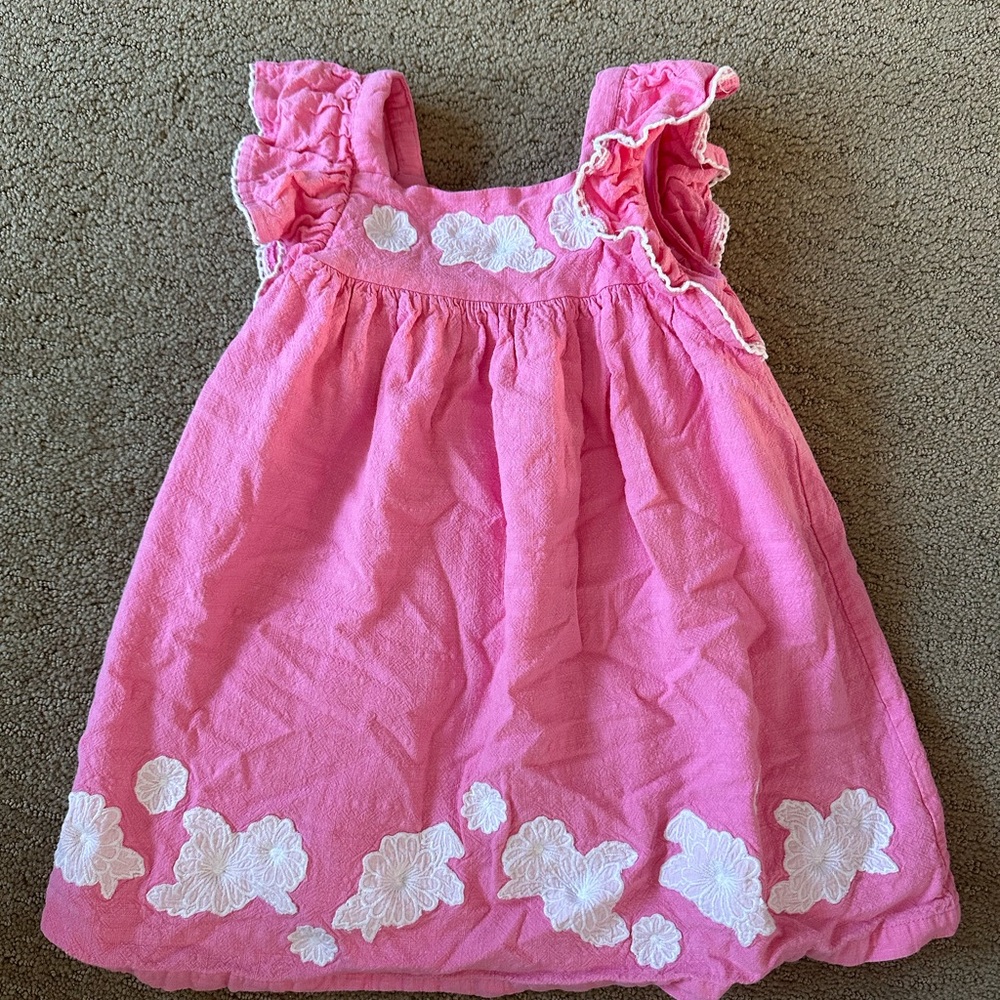 Tommy Bahama Pink Ruffled Dress 3T